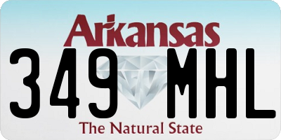 AR license plate 349MHL