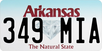 AR license plate 349MIA