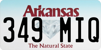 AR license plate 349MIQ