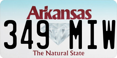 AR license plate 349MIW
