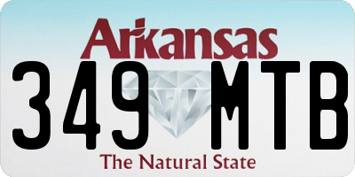 AR license plate 349MTB