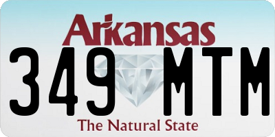 AR license plate 349MTM