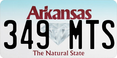 AR license plate 349MTS