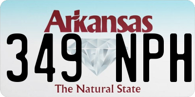 AR license plate 349NPH