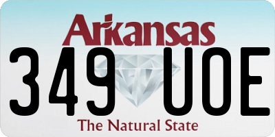 AR license plate 349UOE