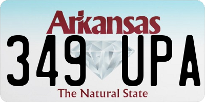 AR license plate 349UPA