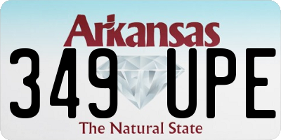 AR license plate 349UPE