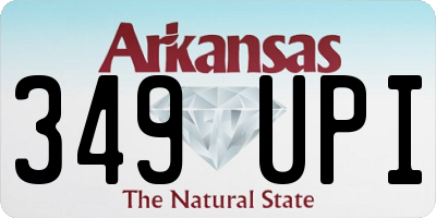 AR license plate 349UPI