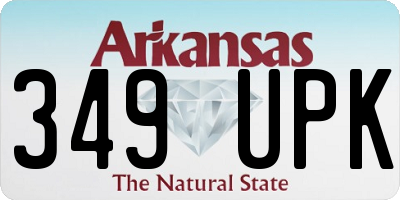 AR license plate 349UPK