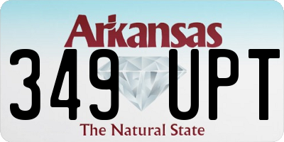 AR license plate 349UPT