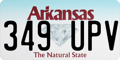 AR license plate 349UPV