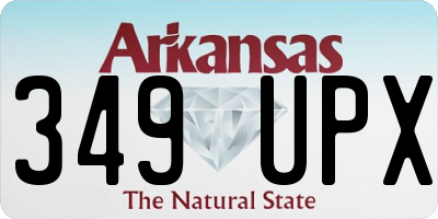 AR license plate 349UPX