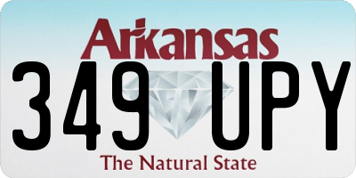 AR license plate 349UPY