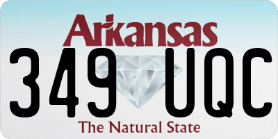 AR license plate 349UQC