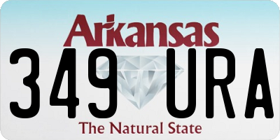 AR license plate 349URA