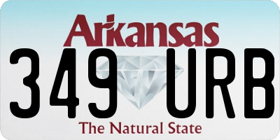 AR license plate 349URB