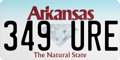 AR license plate 349URE