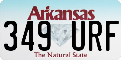 AR license plate 349URF