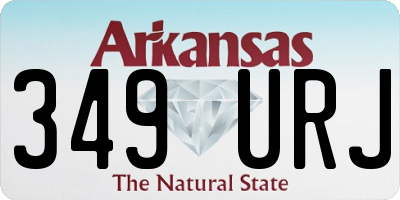 AR license plate 349URJ