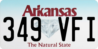 AR license plate 349VFI