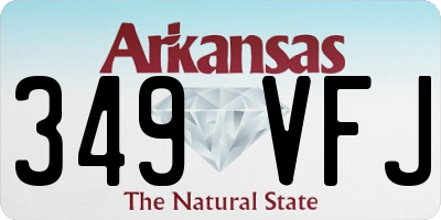 AR license plate 349VFJ