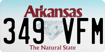 AR license plate 349VFM