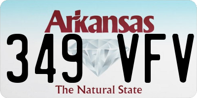AR license plate 349VFV