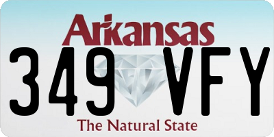 AR license plate 349VFY