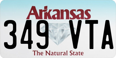 AR license plate 349VTA