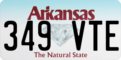 AR license plate 349VTE