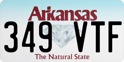 AR license plate 349VTF