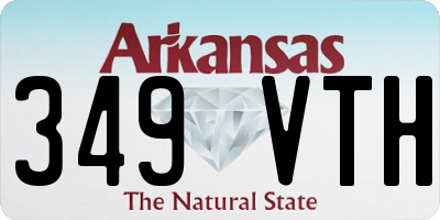 AR license plate 349VTH
