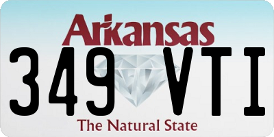 AR license plate 349VTI