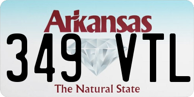 AR license plate 349VTL