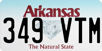 AR license plate 349VTM