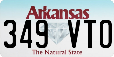 AR license plate 349VTO