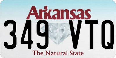 AR license plate 349VTQ