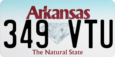 AR license plate 349VTU