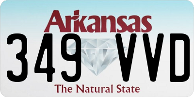 AR license plate 349VVD