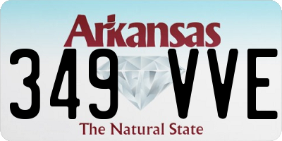 AR license plate 349VVE