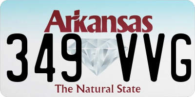 AR license plate 349VVG