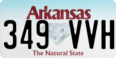 AR license plate 349VVH