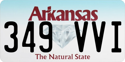 AR license plate 349VVI