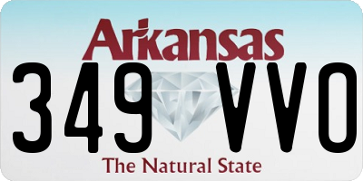 AR license plate 349VVO