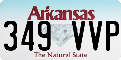 AR license plate 349VVP