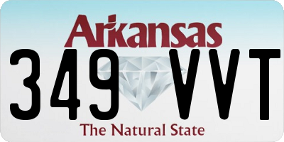AR license plate 349VVT