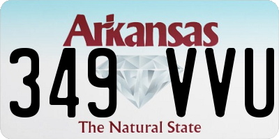 AR license plate 349VVU