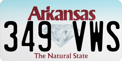 AR license plate 349VWS