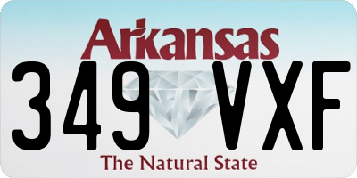 AR license plate 349VXF