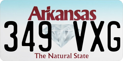 AR license plate 349VXG